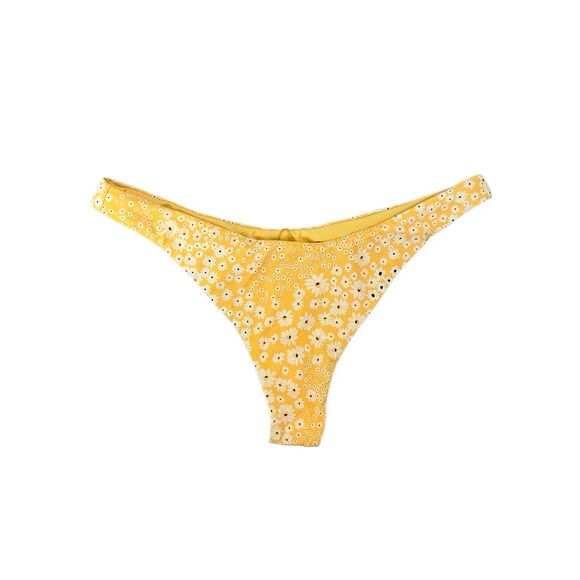 Dippin’ Daisy’s Yellow Floral Daisy Bikini Bottom Size Small NWOT‎ - Picture 1 of 4
